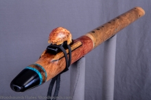 Red Mallee Burl Native American Flute, Minor, Low C#-4, #K15I